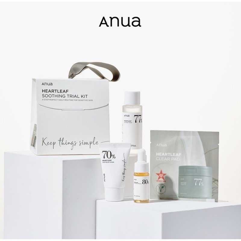 Anua Heartleaf Soothing Trial Kit набор по уходу за лицом для женщин - ForteMarket Anua Heartleaf Soothing Trial Kit набор по уходу за лицом для женщин купить,0