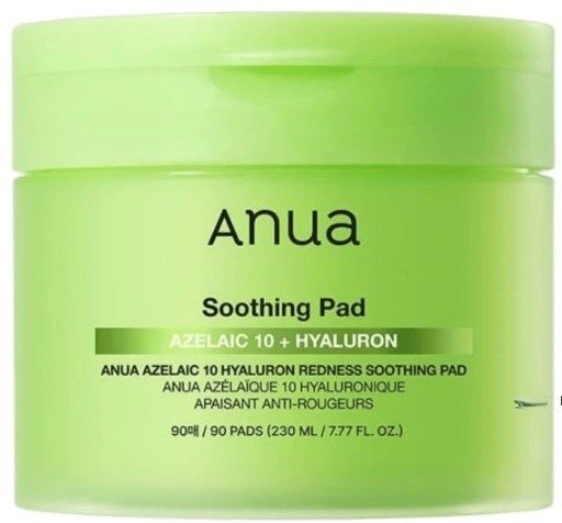 Anua тонер Soothing Pad Azelaic 10 Hyaluron 90 шт