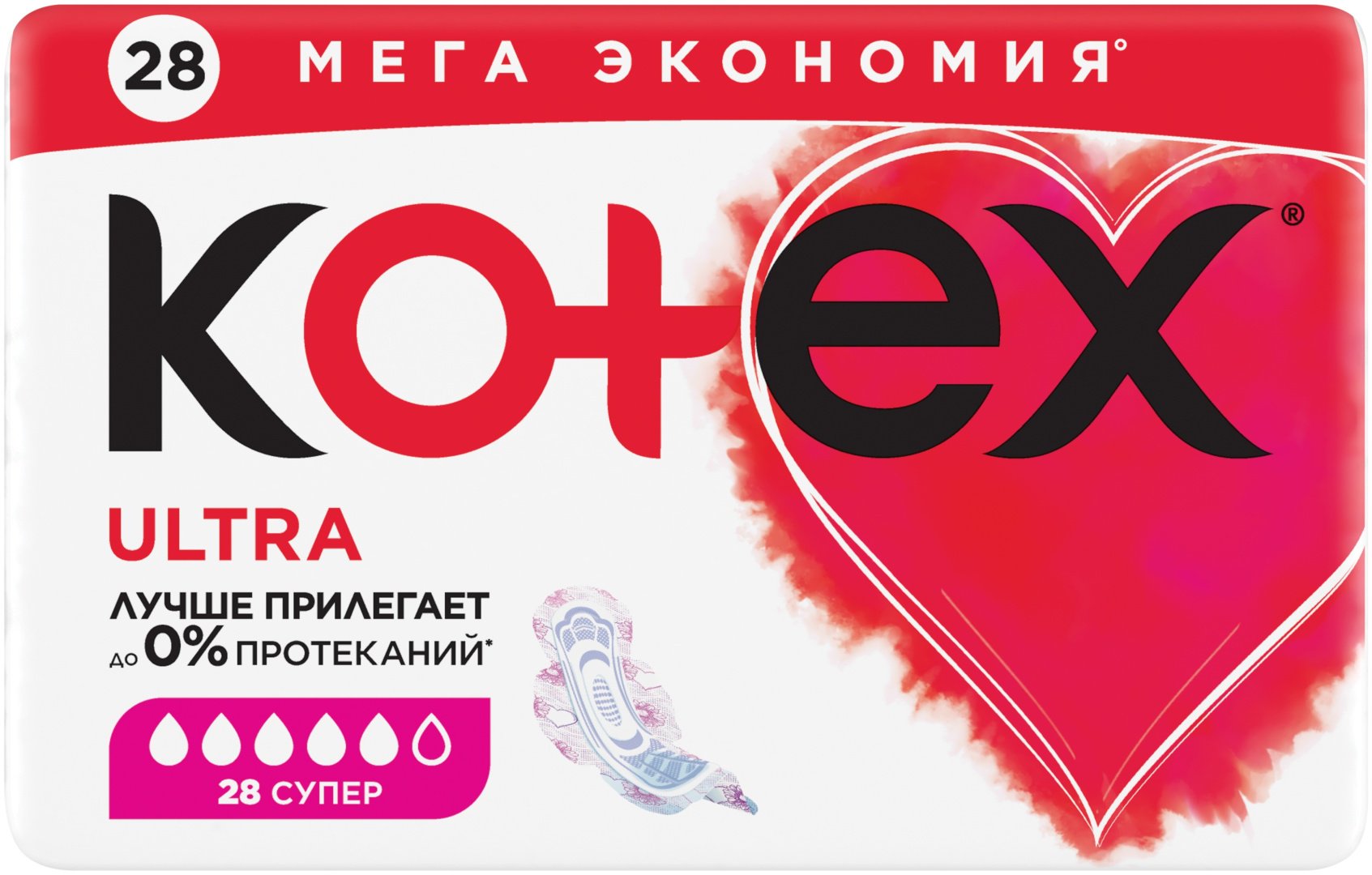 Kotex прокладки Ultra Super 28 шт