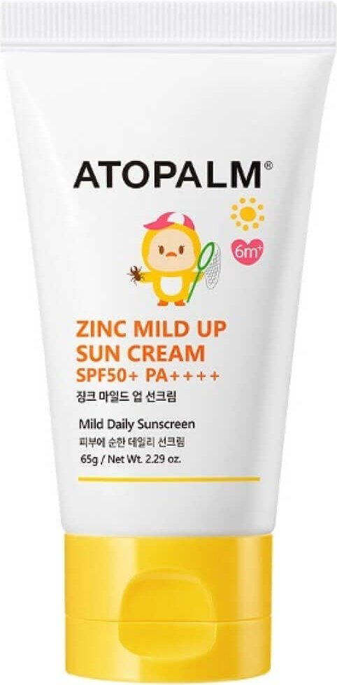 ATOPALM крем Zinc Mild Up Sun Cream для лица, для области вокруг глаз, для зоны декольте 65 мл купить,NaN