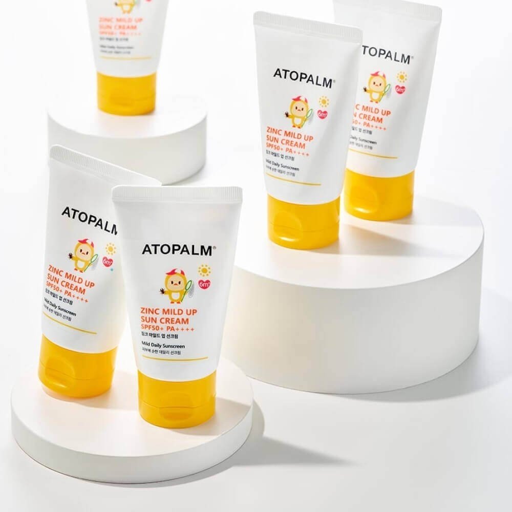 ATOPALM крем Zinc Mild Up Sun Cream для лица, для области вокруг глаз, для зоны декольте 65 мл купить,NaN