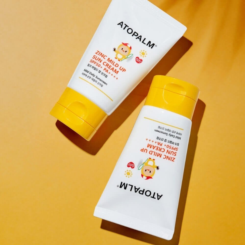 ATOPALM крем Zinc Mild Up Sun Cream для лица, для области вокруг глаз, для зоны декольте 65 мл купить,NaN