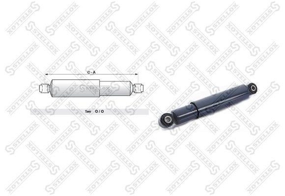 Амортизатор Stellox передний 87-04959-SX 1 шт купить,NaN