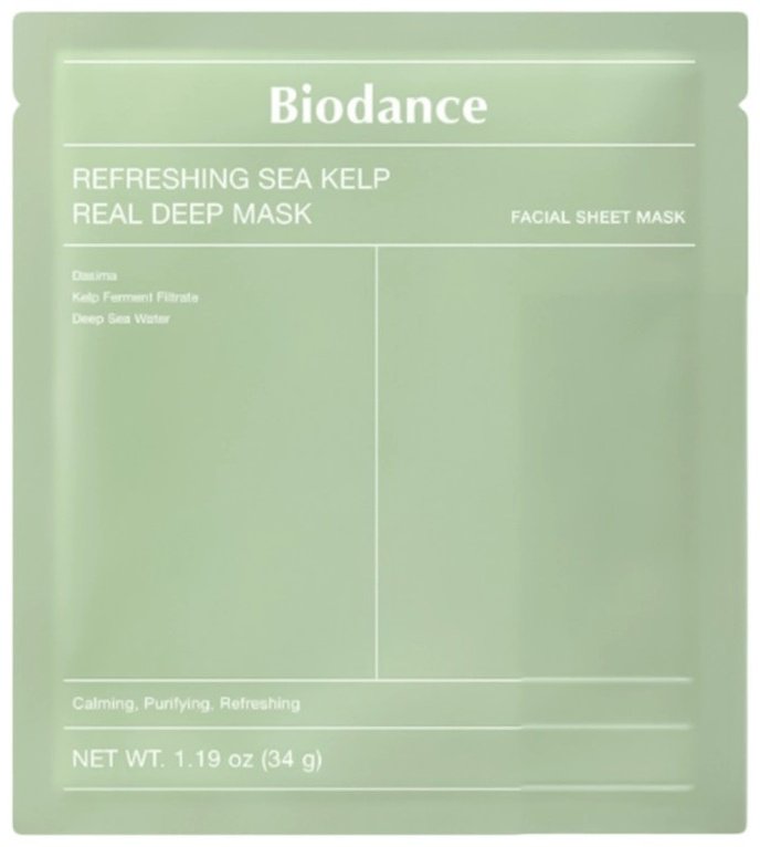 Маска для лица Biodance гидрогелевая Real Deep Mask, Refreshing Sea Mask 1 шт купить,2800