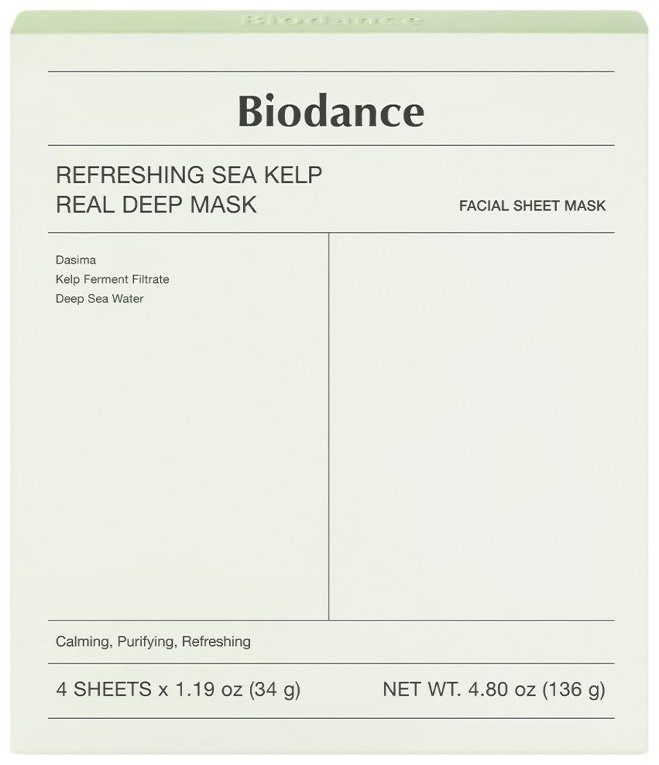 Маска для лица Biodance гидрогелевая Real Deep Mask, Refreshing Sea Mask 1 шт купить,2800