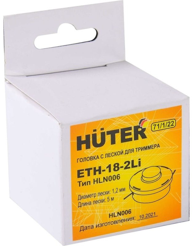 Huter катушка с леской ETH-18-2Li Huter 71/1/22 1 шт купить,NaN