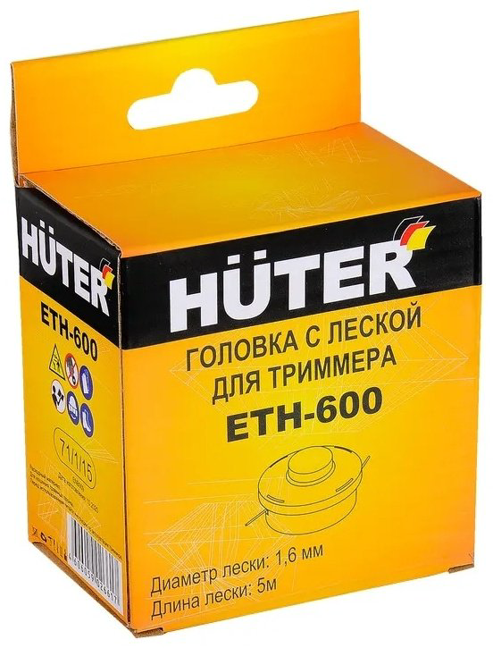 Huter катушка с леской 71/1/15 1 шт купить,NaN