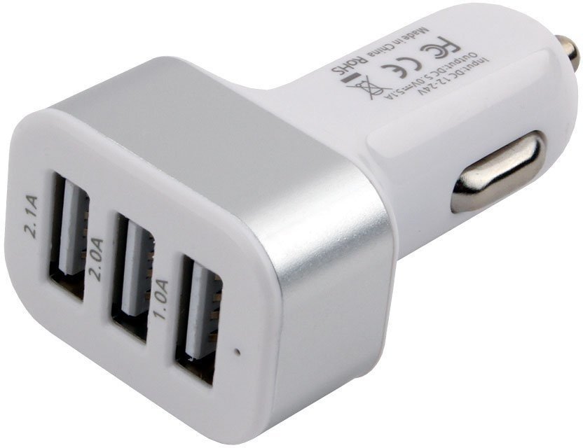 Зарядное устройство Cablexpert MP3A-UC-CAR17 белый