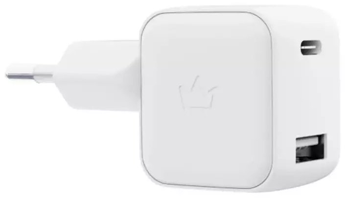 Зарядное устройство VLP G-Charge 30W USB-C+USB-A QC USB, USB Type-C белый