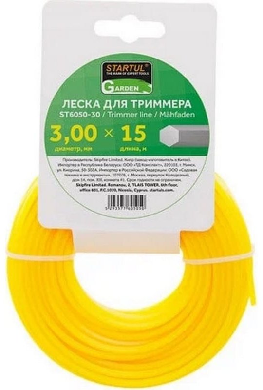 Startul леска сечение шестигранное GARDEN (ST6050-30) 1 шт