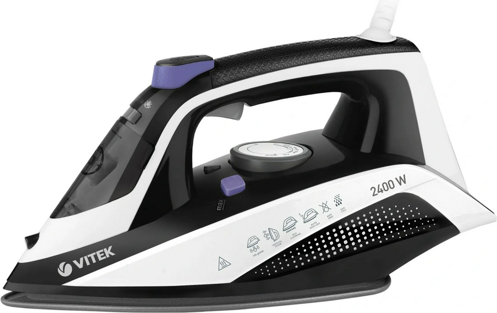 Утюг Vitek VT-8360 Prive черный, белый