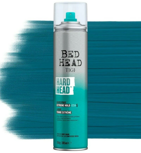 TIGI Bed Head Hard Head лак экстрасильная фиксация 385 мл