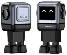Зарядное устройство Ugreen Nexode RG 65W GaN Silver Black