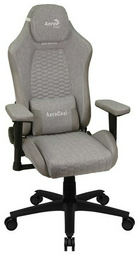 Игровое кресло AeroCool CROWN LOFT LIGHT GREY, серый