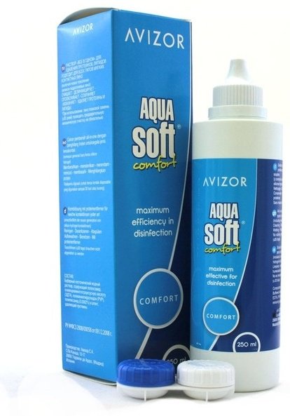 Раствор для линз Avizor Aqua Soft Comfort 250 мл