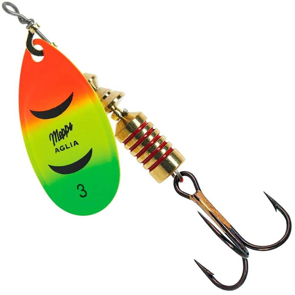 Блесна Mepps Aglia №3 6,5гр Fluo Tiger купить,NaN