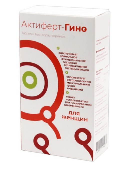 Юнайтед Фарма Лаб  Актиферт-гино 3.8г N30 таб/уп