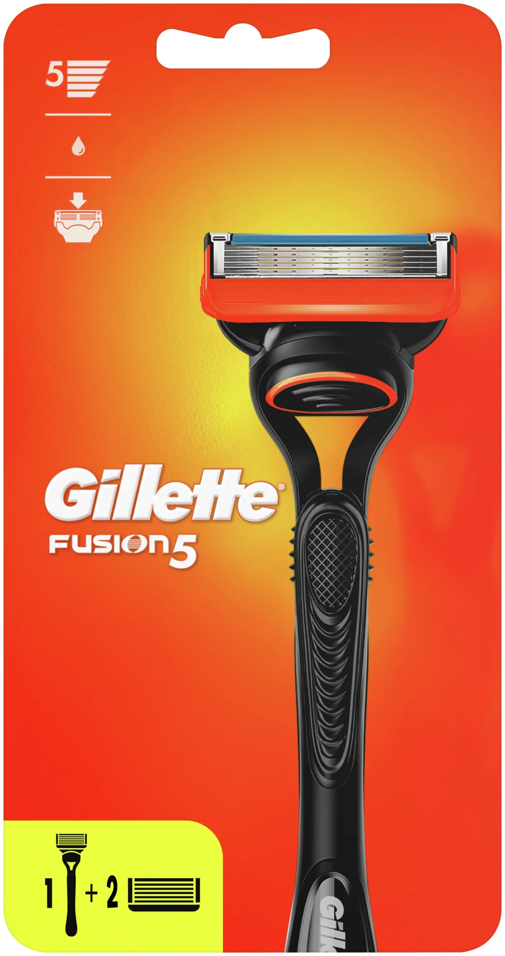 Бритвенный станок Gillette Fusion5 + сменные кассеты 2 шт купить,NaN