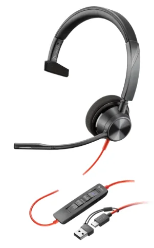 Наушники Poly Blackwire 3310 USB-C 8X216AA Black