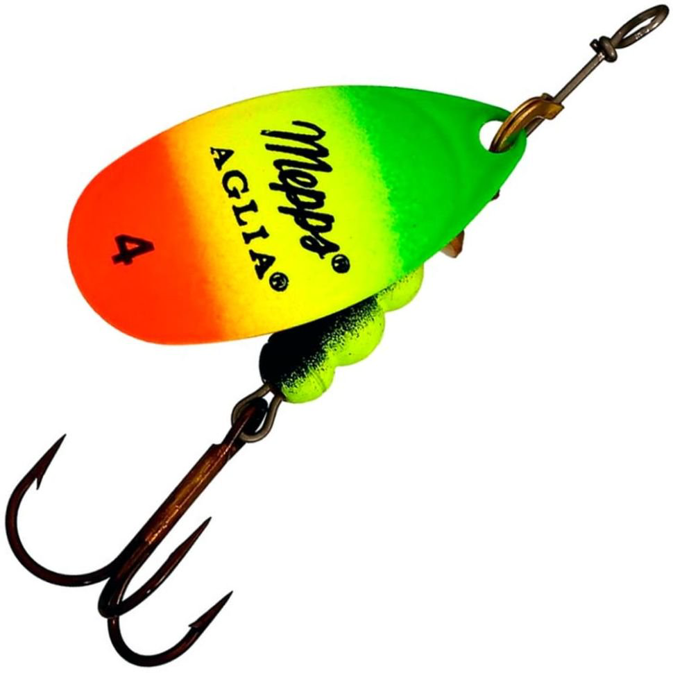 Блесна Mepps Aglia №4 9гр Fluo Tiger