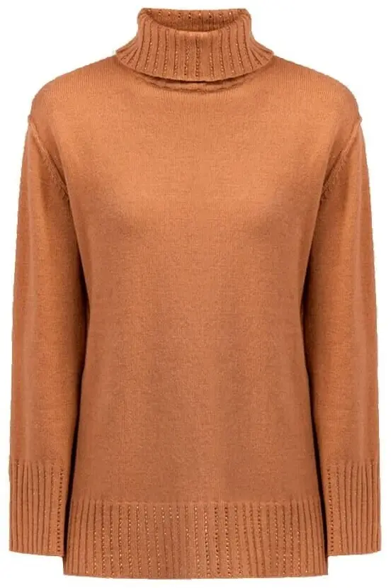 Свитер TWINSET коричневый купить,NaN