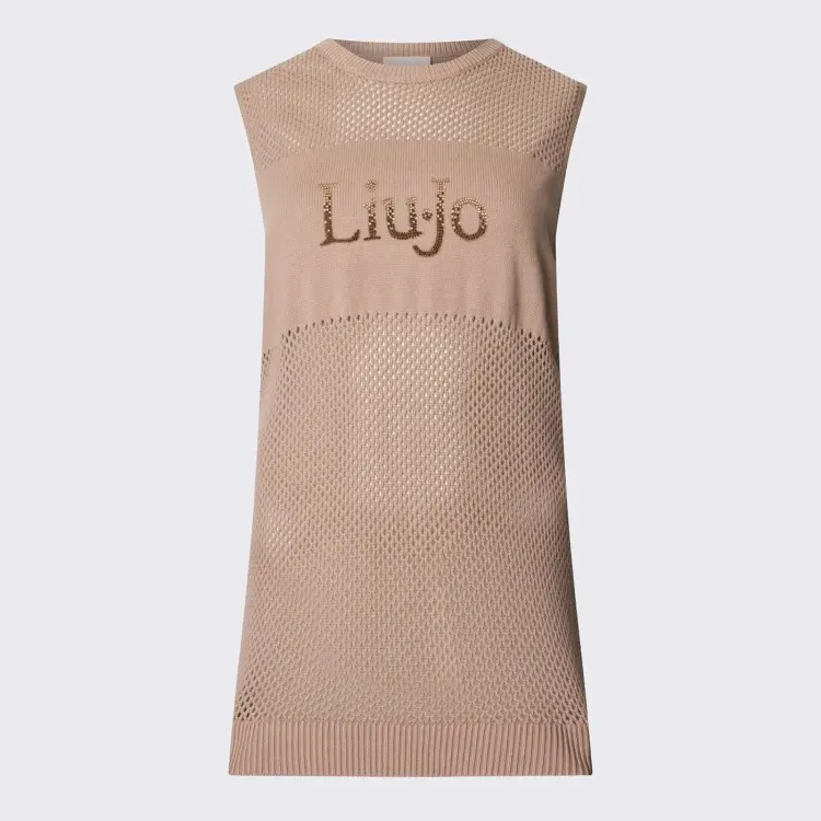 Жилет LIU JO бежевый купить,NaN