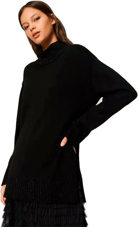 Свитер TWINSET черный купить,NaN