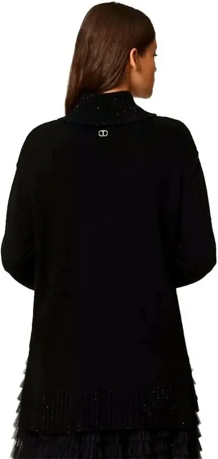 Свитер TWINSET черный купить,NaN