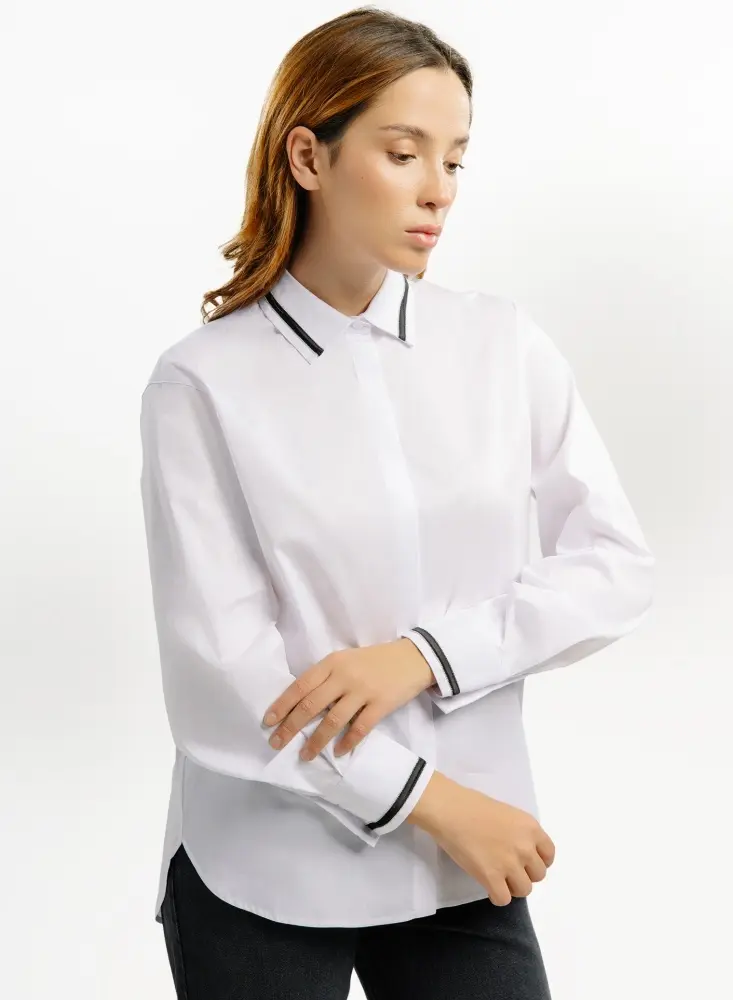 Рубашка KEY TALER белый купить,NaN
