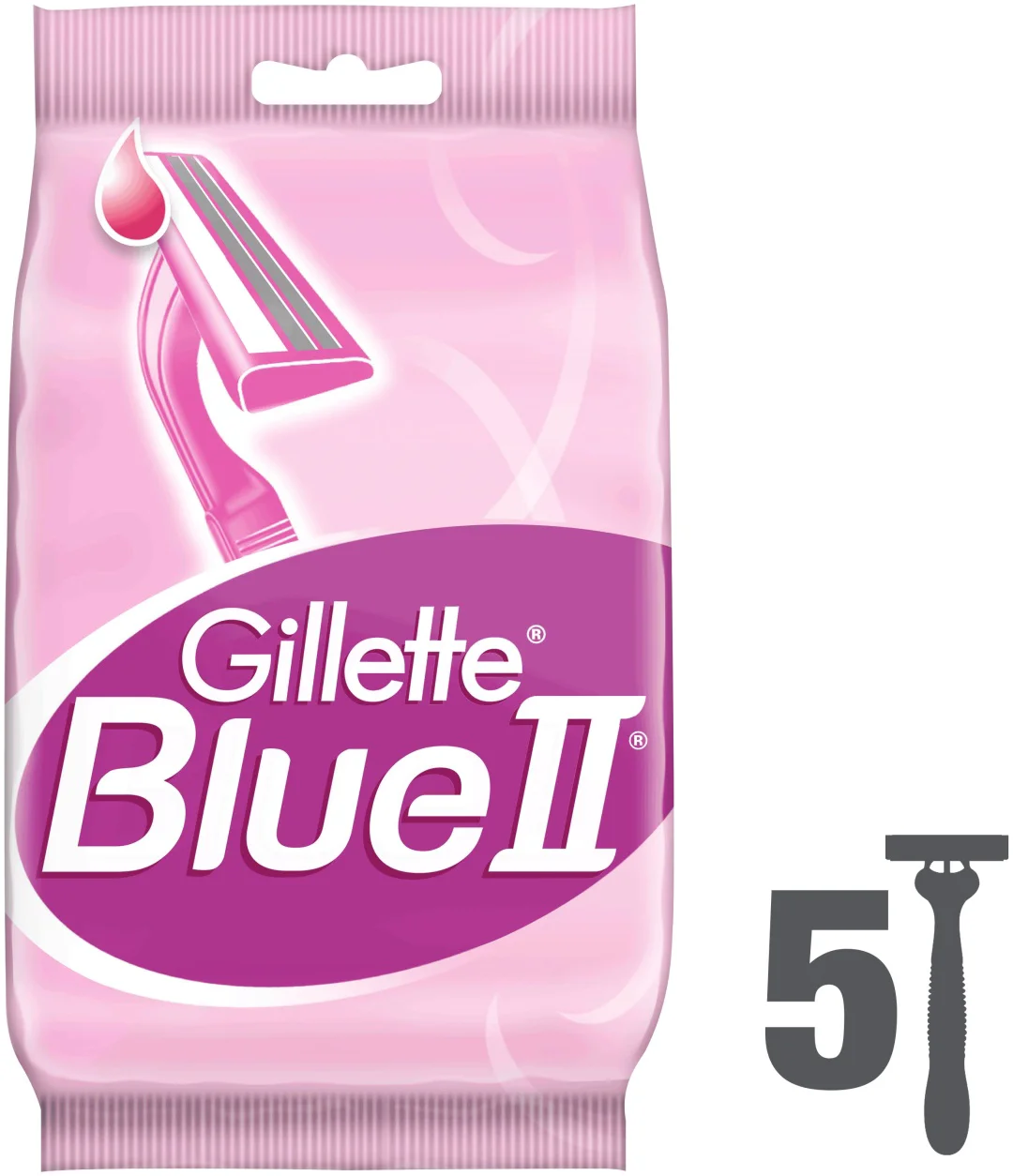 Бритвенный станок женский Gillette Blue 2 5шт купить,NaN