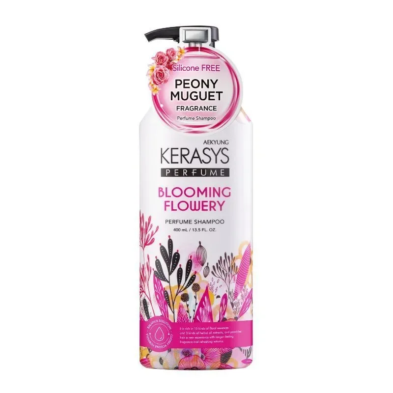 Шампунь KeraSys blooming flowery 400мл купить,NaN