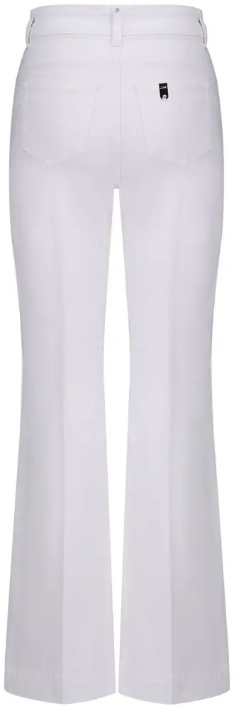 Джинсы клеш LIU JO белый купить,NaN