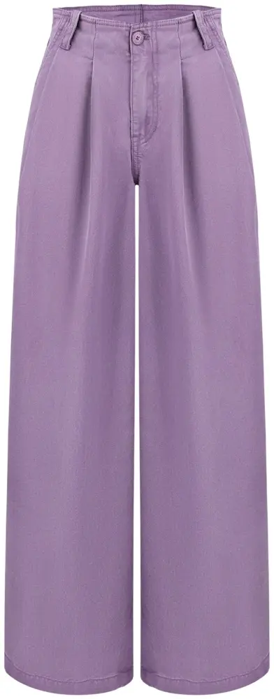 Джинсы прямые ISABELLE BLANCHE фиолетовый купить,NaN