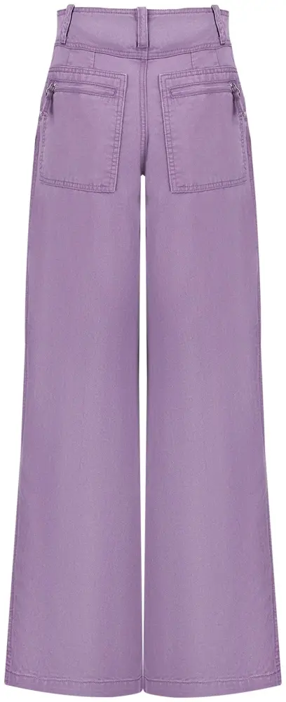 Джинсы прямые ISABELLE BLANCHE фиолетовый купить,NaN
