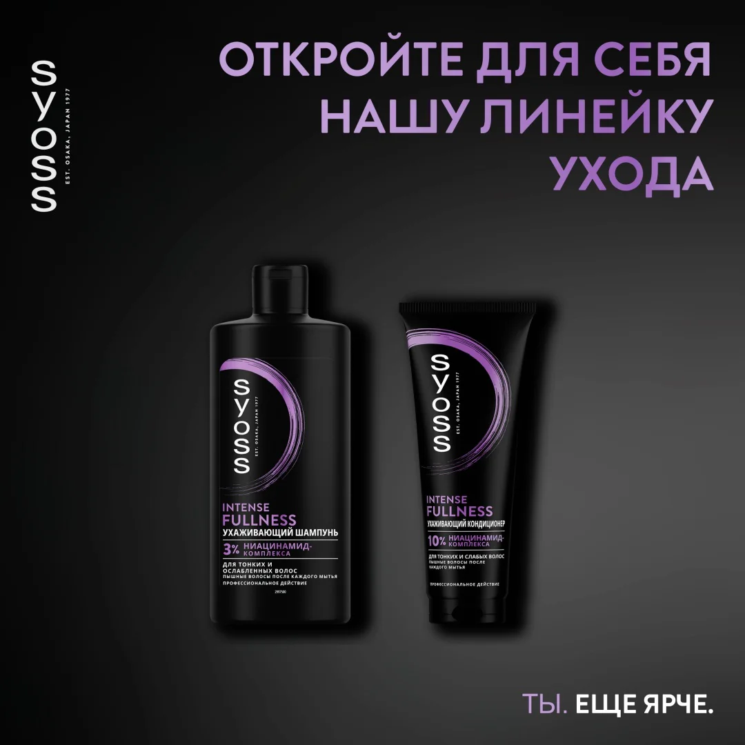 Шампунь Syoss Intense Fullness 440 мл купить,NaN