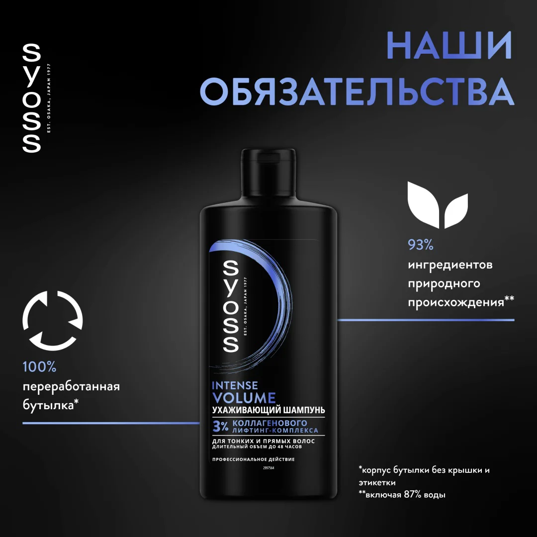 Шампунь Syoss Intense Volume 440 мл - ForteMarket Шампунь Syoss Intense Volume 440 мл купить,NaN