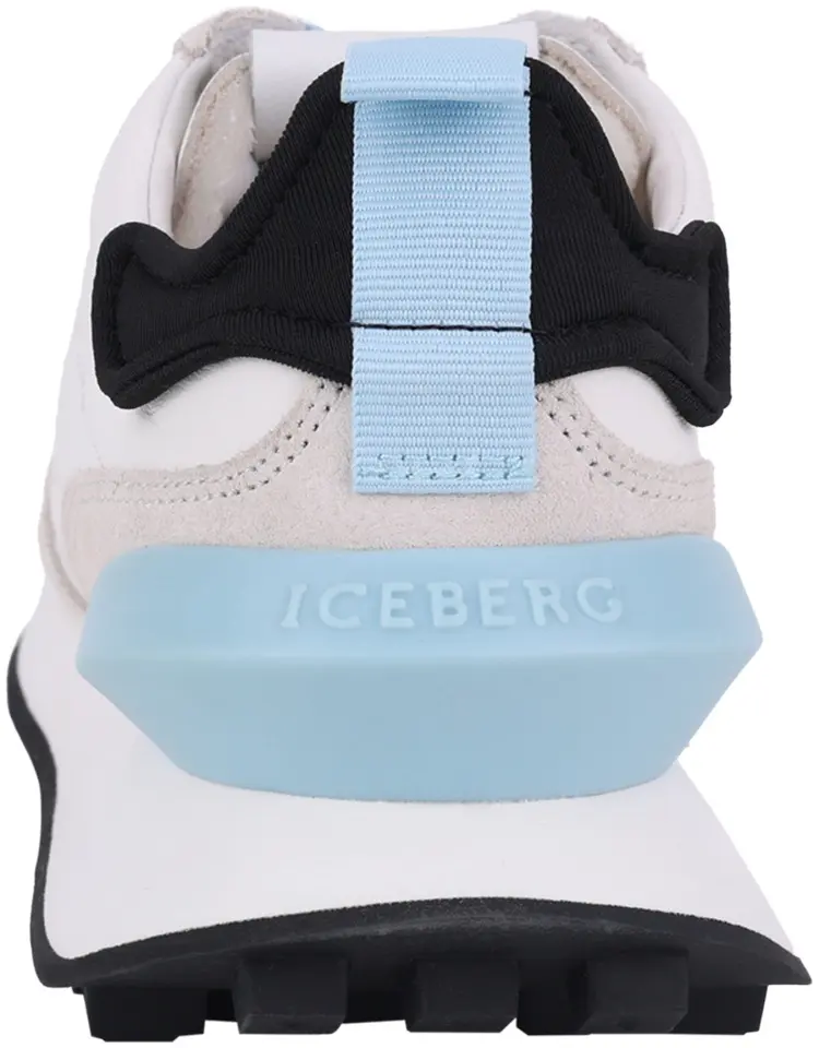 Кроссовки ICEBERG белый, голубой, серый купить,NaN