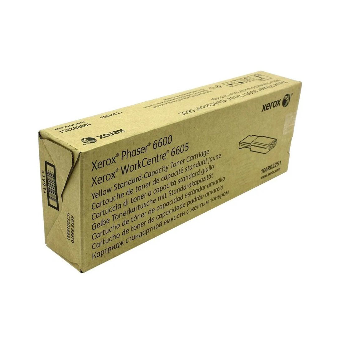 Тонер-картридж Xerox 106R02251 желтый