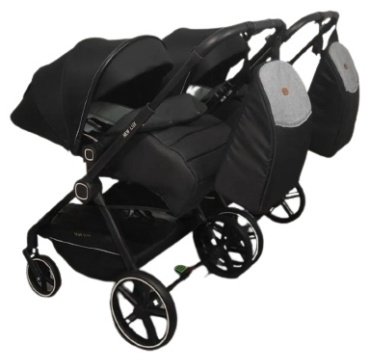 Коляска прогулочная New Lux Z1 Twin, черный - ForteMarket Коляска прогулочная New Lux Z1 Twin, черный купить,0