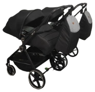 Коляска прогулочная New Lux Z1 Twin, черный купить,NaN