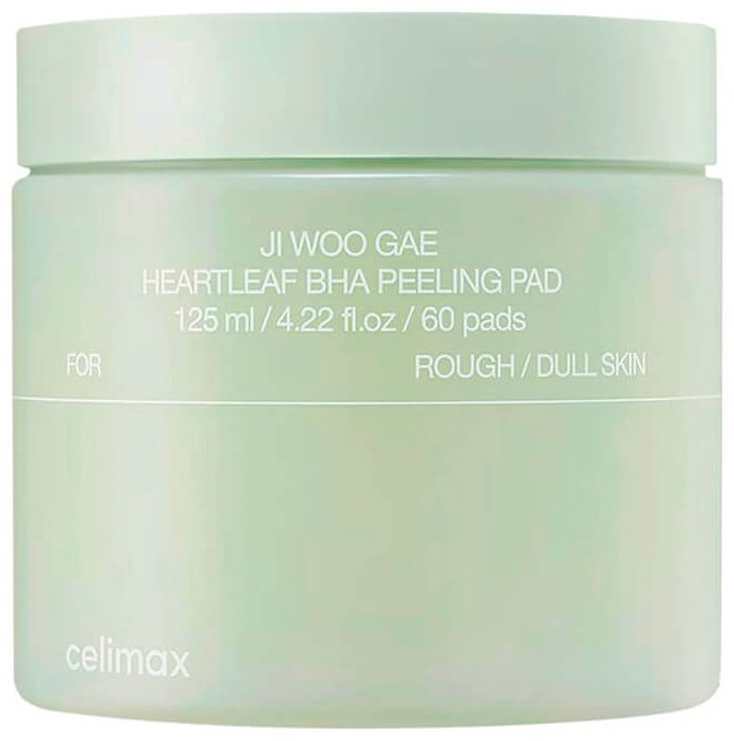 Патчи Celimax тканевые Ji Woo BHA Peeling Pad, освежающие 60 шт купить,4800