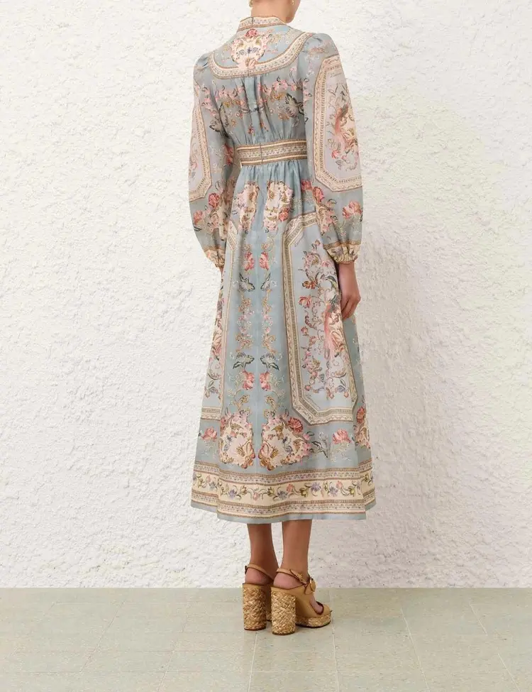 Повседневное платье ZIMMERMANN мультиколор купить,NaN