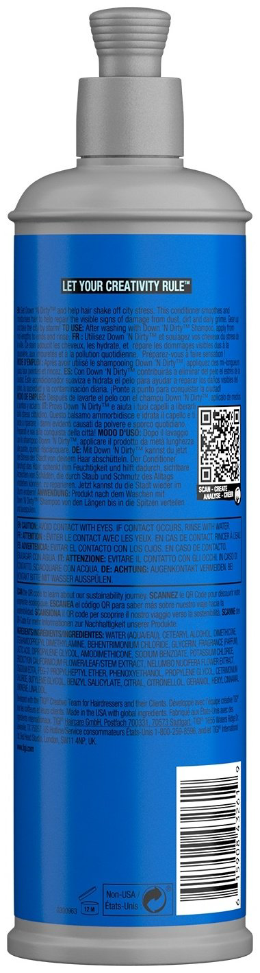TIGI кондиционер Bed Head Down Dirty 400 мл купить,NaN