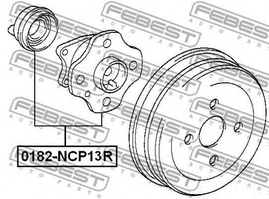 FEBEST ступица 0182-NCP13R купить,NaN