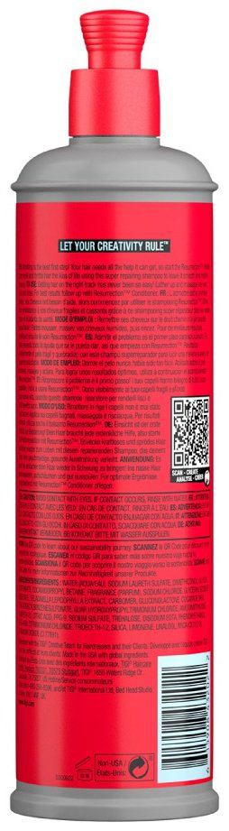 TIGI Bed Head Urban Anti+dotes Resurrection Shampoo шампунь 400 мл купить,NaN