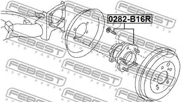 FEBEST ступица 0282-B16R купить,NaN