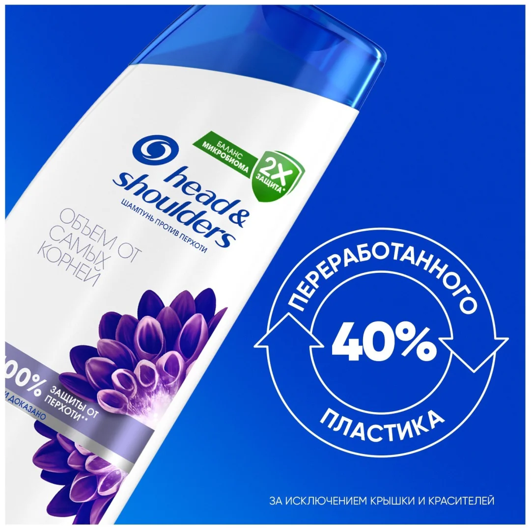 Шампунь Head&Shoulders против перхоти и объем от самых корней 360 мл купить,NaN