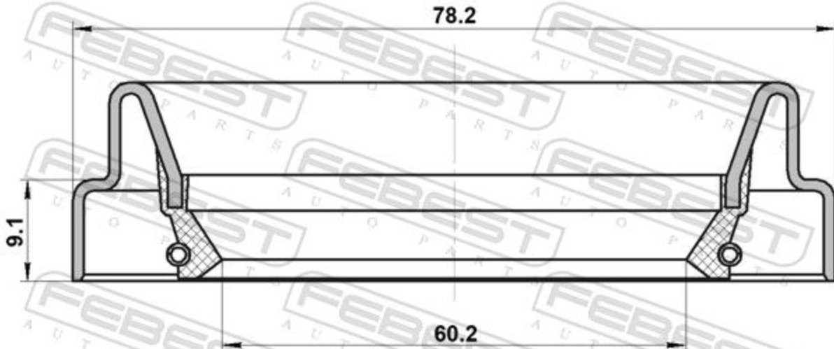 FEBEST ступица 2282-NQ52WDRM купить,NaN