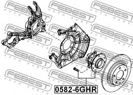 FEBEST ступица 0582-6GHR