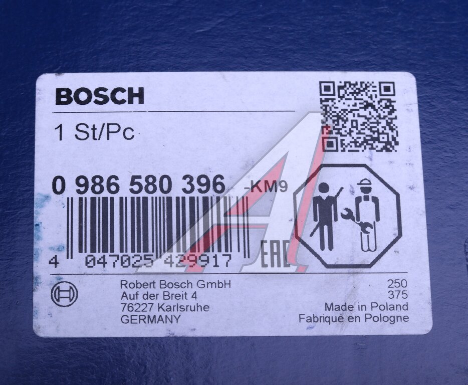 Топливный насос Bosch 0 986 580 396